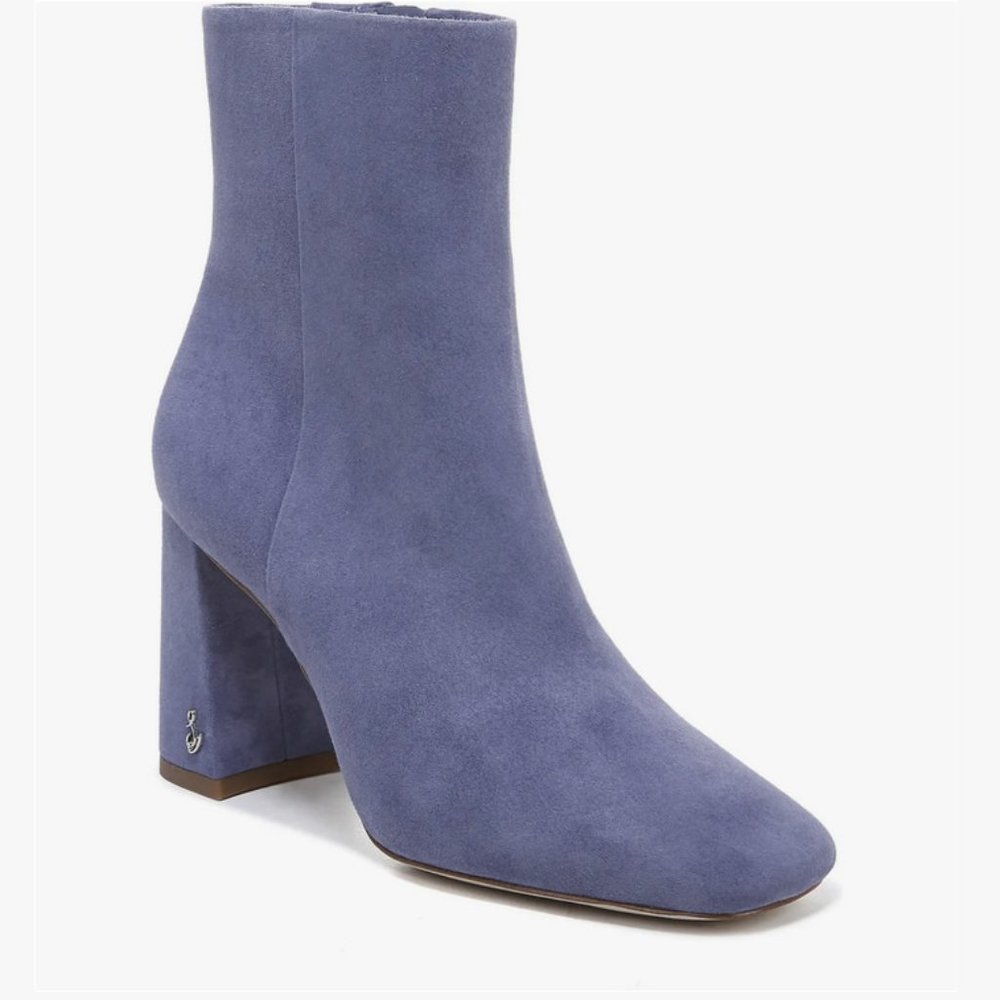 NEW Sam Edelman Size 9.5 Codie Square Toe Bootie - Dusty Violet